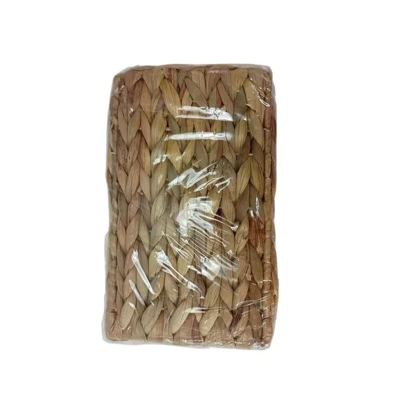 Bathroom Trays for Counter 10" Decorative Rattan Vanity Tray Wicker Storage - Picture 8 of 8